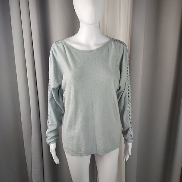 Vila Milano Teal Green Pullover Top. Size Medium - Picture 1 of 12